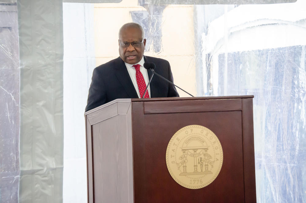 photo of Associate Justice Clarence Thomas
