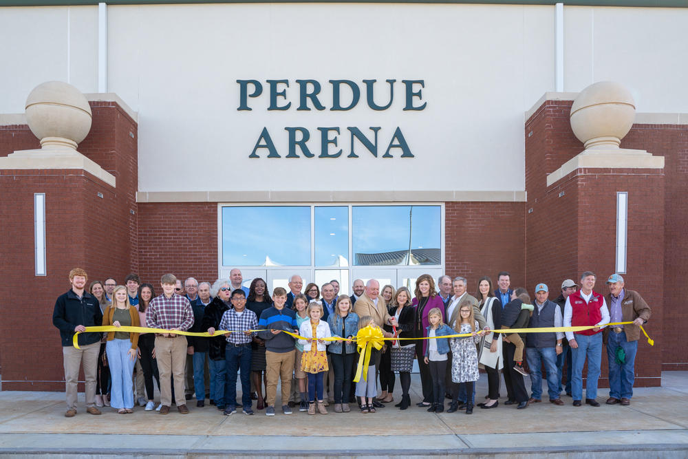 Photo of Dedication of Perdue Arena 