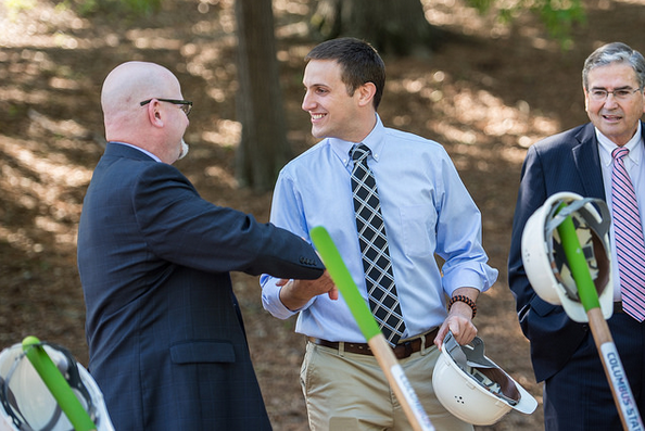 Photo of groundbreaking ceremony