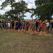 Photo of ground breaking ceremony