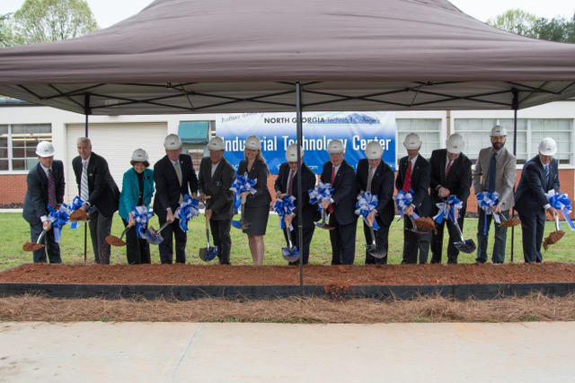 Photo of groundbreaking ceremony