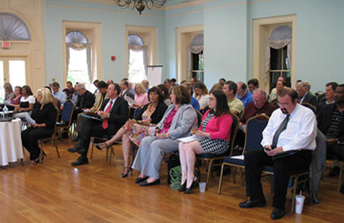 Photo of meeting in Blue Room