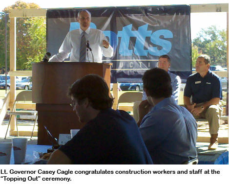 Photo of Gainesville Topping Out event